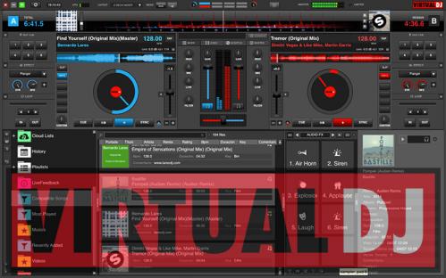 Virtual dj home